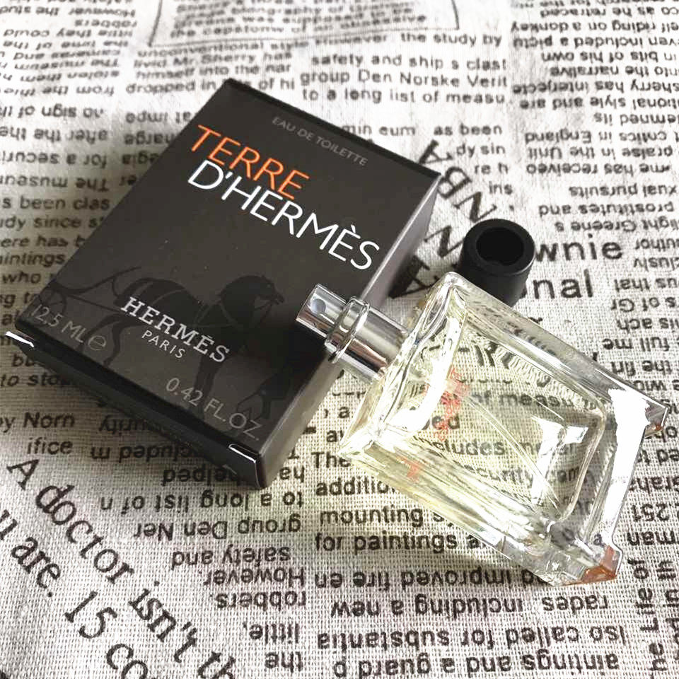 限量现货 hermes terre爱马仕大地男士香水12.