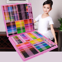 Childrens drawing pen set painting tools Primary School students watercolor pen Art learning stationery painting supplies birthday gifts