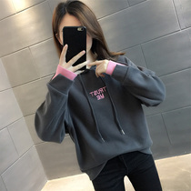 Autumn and winter fake two sweater women 2021 New loose foreign atmosphere age age Spring and Autumn Winter thin European coat coat coat