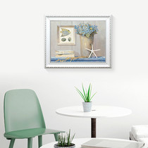 Nordic living room dining room decoration painting modern simple bedroom European style single hanging painting custom photo art mural