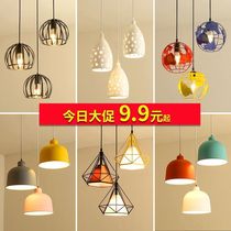 Nordic Restaurant Chandelier Triple Head Modern Minimalist Personality Creative Bedroom Light Dining Room Light Bar Aisle Restaurant Lamps