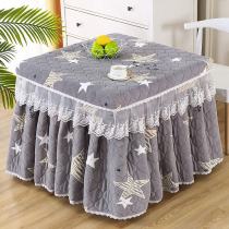 New square electric stove cover fire cover fire table cover electric stove cover fire cover household thickened winter