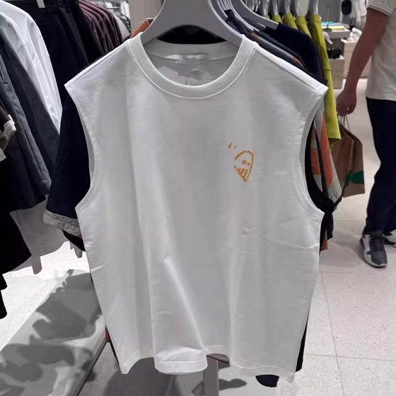 Extra large size 300*0.5kg Korean version fashionable graffiti letter printing pure cotton sleeveless T-shirt for men and women summer loose sweat vest
Extra large size 300*0.5kg Korean version fashionable graffiti letter printing pure cotton sleeveless T-shirt for men and women summer loose sweat vest