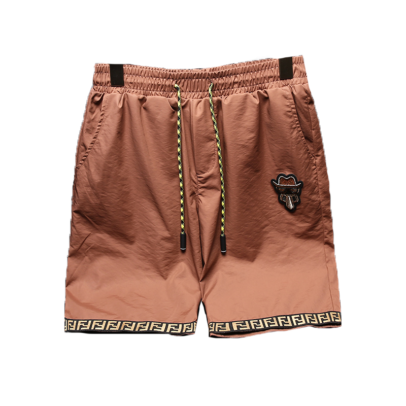 SY European Station Summer New Ice Silk Thin Shorts Men's Outer Wear Casual All-match Beach Pants Men's Summer Pants