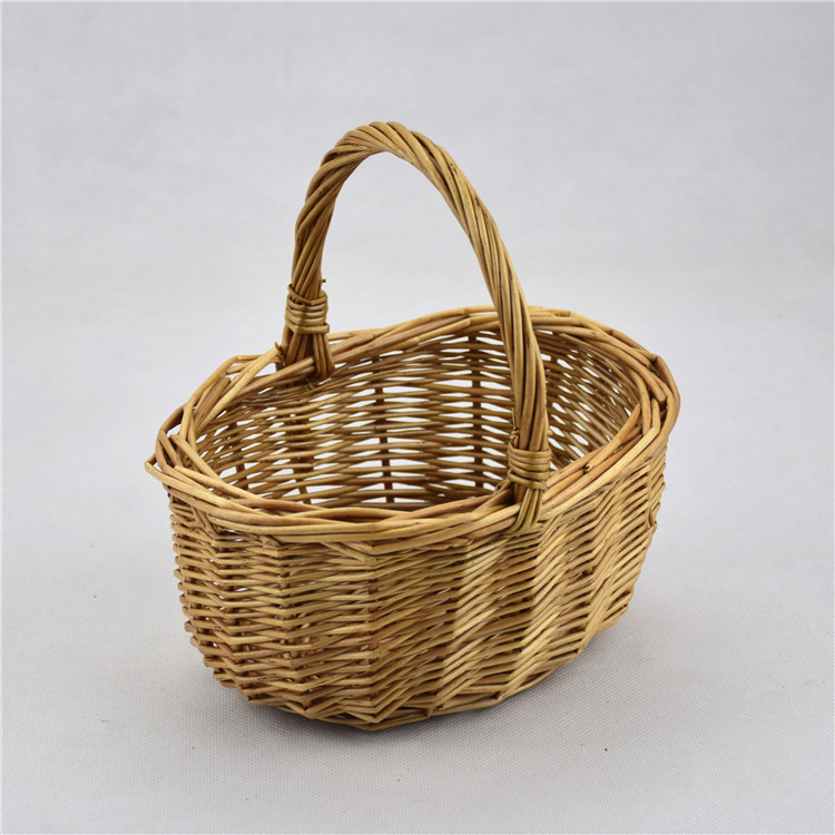 特价小竹篮子手提篮手工编织篮鸡蛋篮藤编收纳筐迷你饰品篮竹篮子