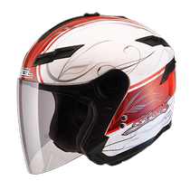 China Taiwan Sol Motorcycle Helmet SO-1 Fashion Double Lens With LED Light Electric Half Helmet Full Helmet for Chin