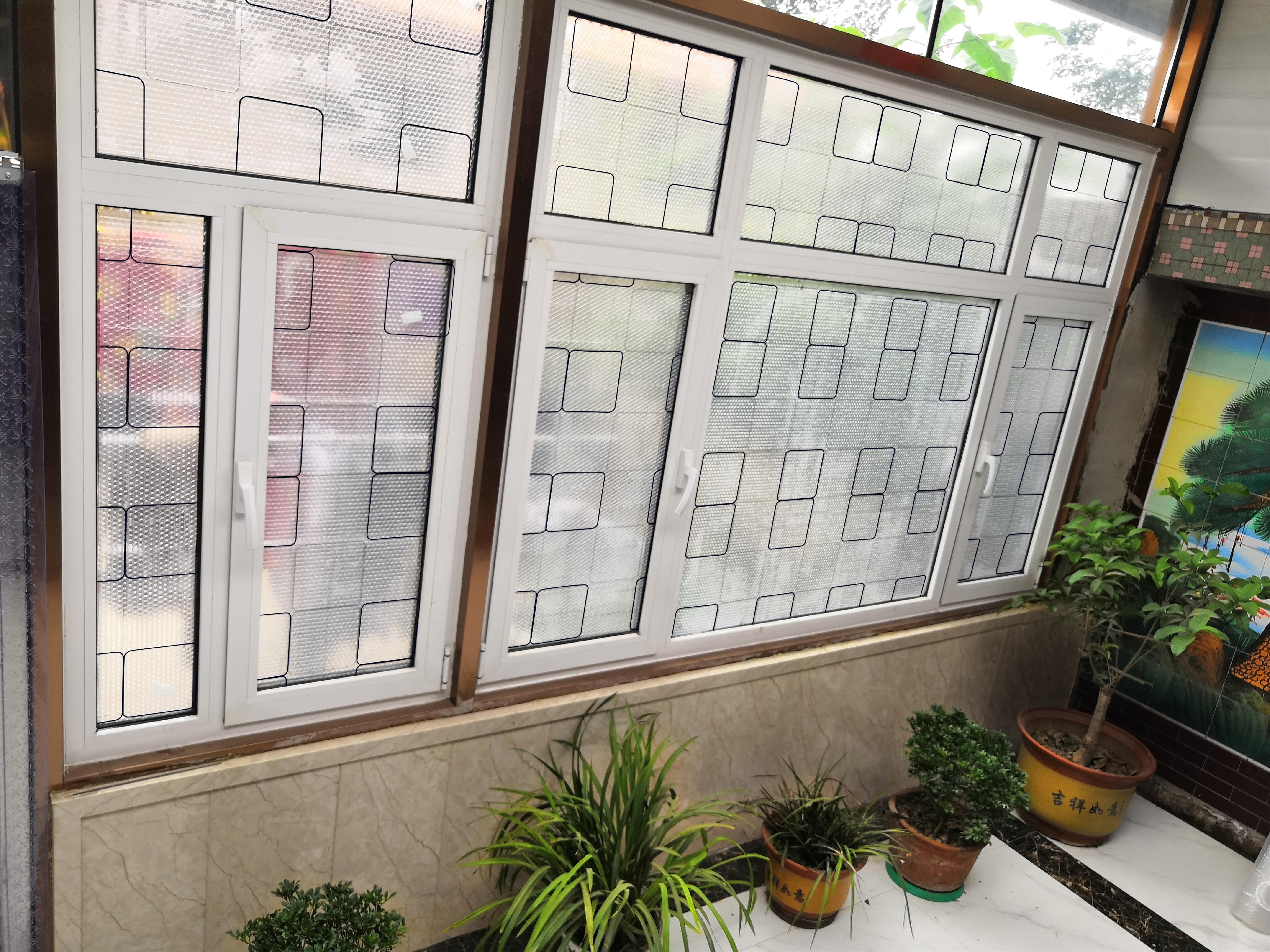 窗户保暖密封保温膜空调省电神器玻璃窗保温摸印花水贴无胶粘贴