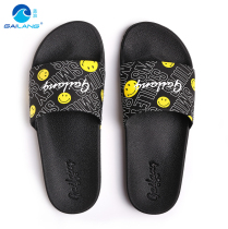  Gailang slippers mens summer wear Korean version of the tide soft-bottomed outdoor beach cool drag thick-bottomed non-slip word drag cool slippers tide