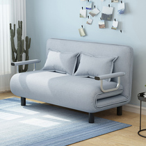 Latex sofa bed Foldable office nap bed dual-use single 1 2 meters small apartment study home sofa