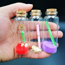 Height 8cm cork bottle wishing bottle conch stationery bottle bottle li pin ping friendship souvenir gift