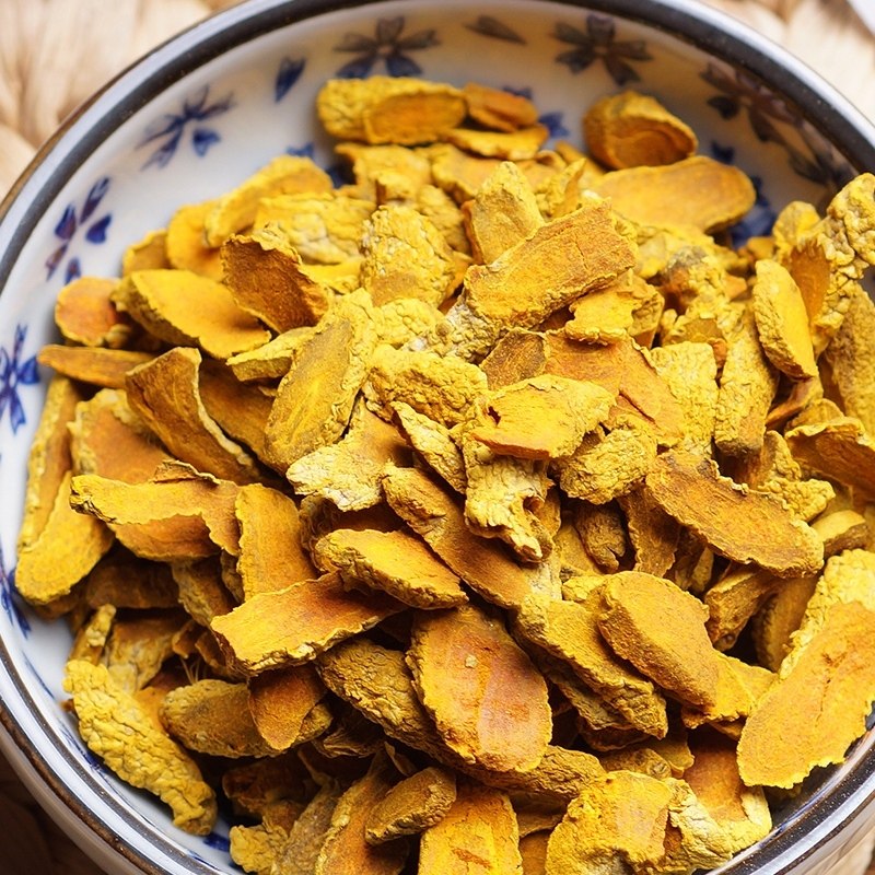 轩仁堂 姜黄 100g 精选中药材黄姜片宝鼎香 断面金黄 香气浓厚lj