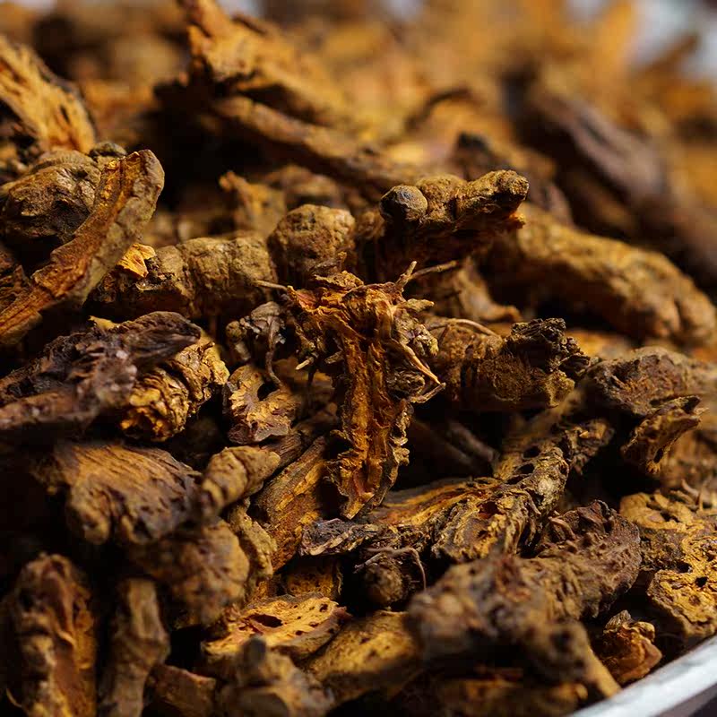 轩仁堂 中药材酒炙黄连 50g 制黄莲片黄连花茶原料 川连川黄连lj