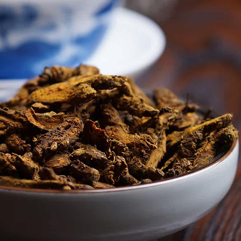 轩仁堂 中药材酒炙黄连 50g 制黄莲片黄连花茶原料 川连川黄连lj