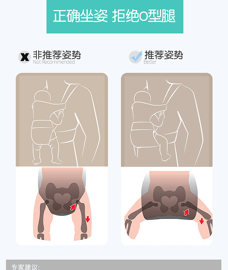 背带婴儿后背前背式轻便简易四爪小儿宝宝背带传统透气123岁a防勒