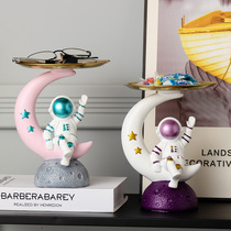 Astronaut storage ornaments porch key light luxury decoration creative TV cabinet housewarming new home gifts wedding gifts