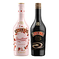 百利甜酒baileys草莓味700mL+咖啡味700mL