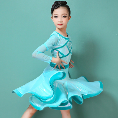 Children's Latin dance dress, girl's fashion, professional competition, performance dress standard, performance dress, high-end Dance Dress