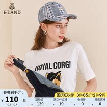 ELAND clothes love spring and summer cute pet decorative sunshade cap sweet wind sun hat girl