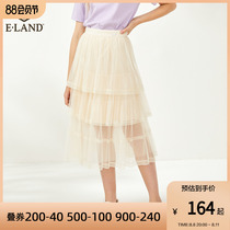 ELAND summer new dress cake half-body dress EEWHA26C3N