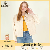 ELAND CLOTHES ROMANCE The Korean version of the design sense a small crowd of thin and sweet meins and a small coat of pure color