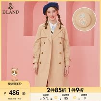ELANND Clothing Romance Spring Autumn Fashion Casual 100 hitch Han version Cherry Pollen sweaters Long style Demeanor Lady Temperament Lady