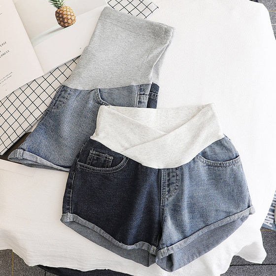 Maternity pants for summer wear color-blocked denim shorts 2025 new style maternity leggings summer pregnancy pants summer
Maternity pants for summer wear color-blocked denim shorts 2025 new style maternity leggings summer pregnancy pants summer