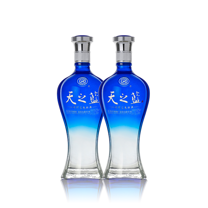 洋河蓝色经典 天之蓝52度1000ml 2瓶 洋河官方旗舰店 绵柔型白酒产品展示图2