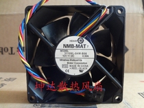 Original NMB 8cm8025 12V 0 3A Dell server fan 3110KL-04W-B56 four-wire