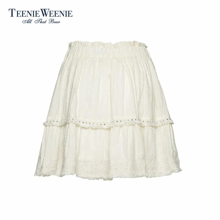 Teenie Weenie小熊2015专柜正品女装休闲短裙半身裙TTWH53722B