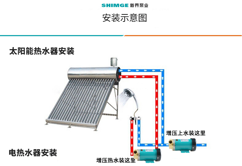 新界水泵安装示意图图片