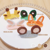 Pet Kitty Pooch Hair Clip Mesh Red Cute Little Ornament Accessories Teddy Bib Bear Headwear Photo Decoration Items