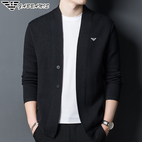Chiarmania men's wool cardigan fashionable casual spring and autumn sweater men's sweater trendy jacket
Chiarmania men's wool cardigan fashionable casual spring and autumn sweater men's sweater trendy jacket
