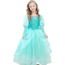 Foreign trade girls dress Christmas cos princess jasmine mermaid shell palace dress skirt sequin gauze skirt