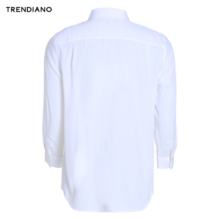 【多件多折】TRENDIANO休闲棉质拼接提花衬衫3152012110