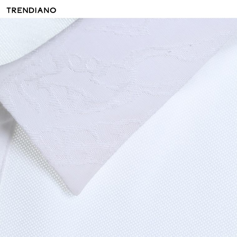 【多件多折】TRENDIANO纯棉提花翻领短袖POLO3152021550