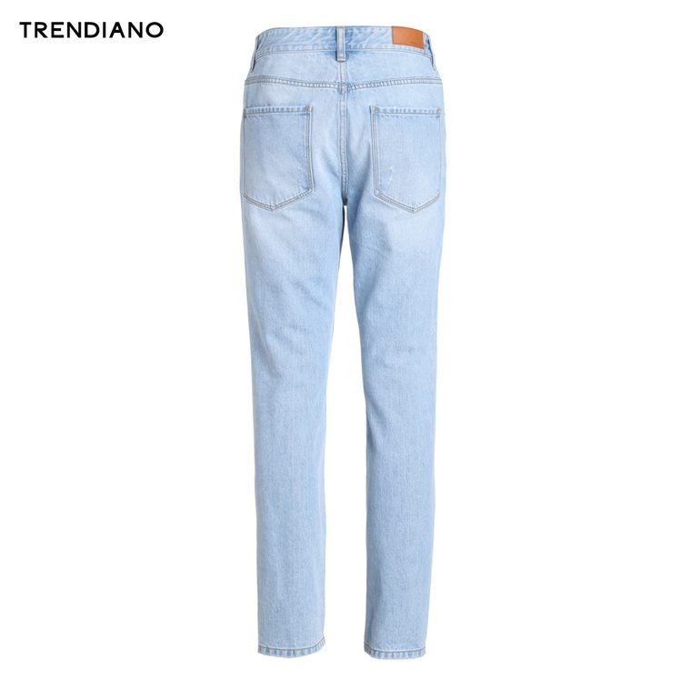 【多件多折】TRENDIANO棉质中腰牛仔九分长裤3152062420