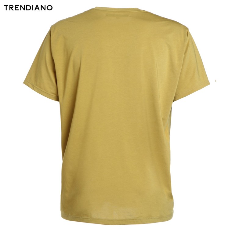 TRENDIANO新男装夏装潮流休闲个性印花宽松圆领短袖T恤3142021700