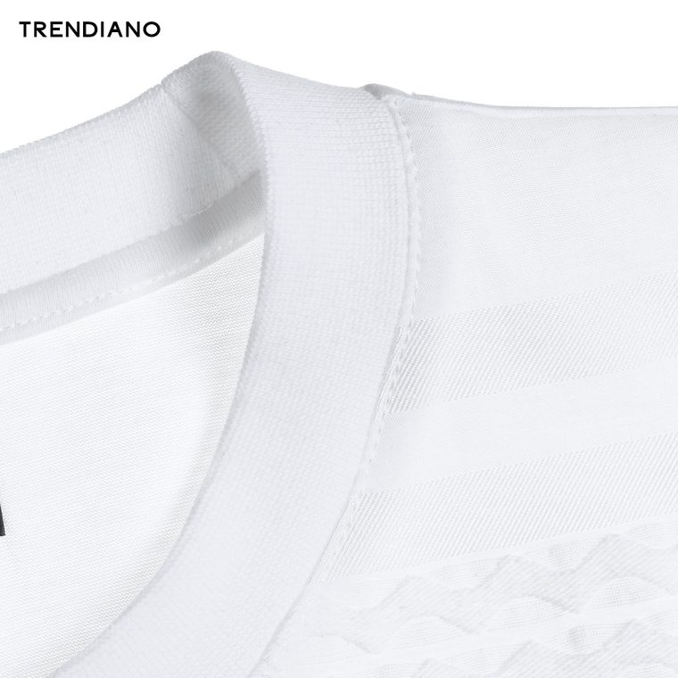 【多件多折】TRENDIANO棉质拼接圆领短袖T恤3152022390
