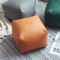 Day-style sitting mound pub tatami Nordic Leather Ground Cushion Brief short stool Couch Stool Changing stool Stool Living Room
