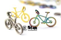 Licensed S-PARTS Titanium Alloy Mountain Bike Rider Identity Necklace Pendant Stan Ti