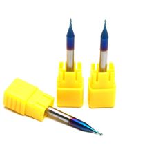 65 degrees 2-edge alloy tungsten steel micro-diameter flat head coated stand milling cutter R0 2 0 0 6 5 4 09 8 0 0 09