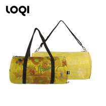 German LOQI Museum Series single shoulder inclined cross-pack light travel bag Hand luggage Fitness Van High Sunflower