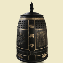 Manufacturer Supply Monastery Large Winter Melon Bell Bronze Bell Bronze Bell Cemetery Sacrificial temple Worship Area Open Air Warning Iron Bell Pendulum