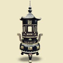 Manufacturers specialize in the supply of Taoist temples ancestral temples ancestral halls open-air cast iron lettering multi-layer Baoding