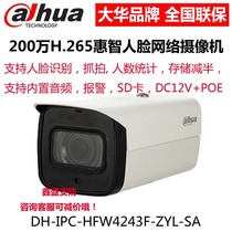 Dahua 2 million AI face capture infrared audio network camera DH-IPC-HFW4243F-ZYL-SA