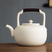 Japanese pottery pot large capacity tea kettle high temperature resistant household electric pottery pot ceramic tea pot tea maker single pot