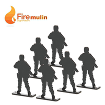 Small soldier target shooting target metal target outdoor shooting target toy shooting target