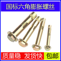 External hexagonal expansion screw explosion built-in expansion bolt air conditioning floor expansion pull explosion M6M8M10M12