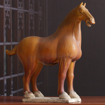 Antique made old ceramic Mahandai Animals swing pieces Classical Chinese Antiquity Ancient playing collection Handicraft Tang Tricolorful