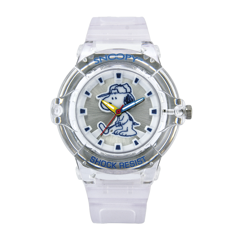 史努比高顏值ins新款初高中學生男運動簡約電子防水透明少女手表